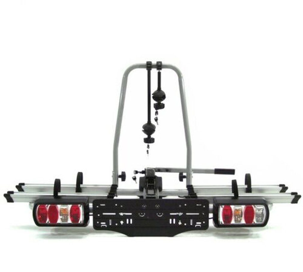 Apex Heckfahrradträger Fahrradträger für 2 ebikes Fahrräder 60kg Heckträger Anhängerkupplung abklappbar