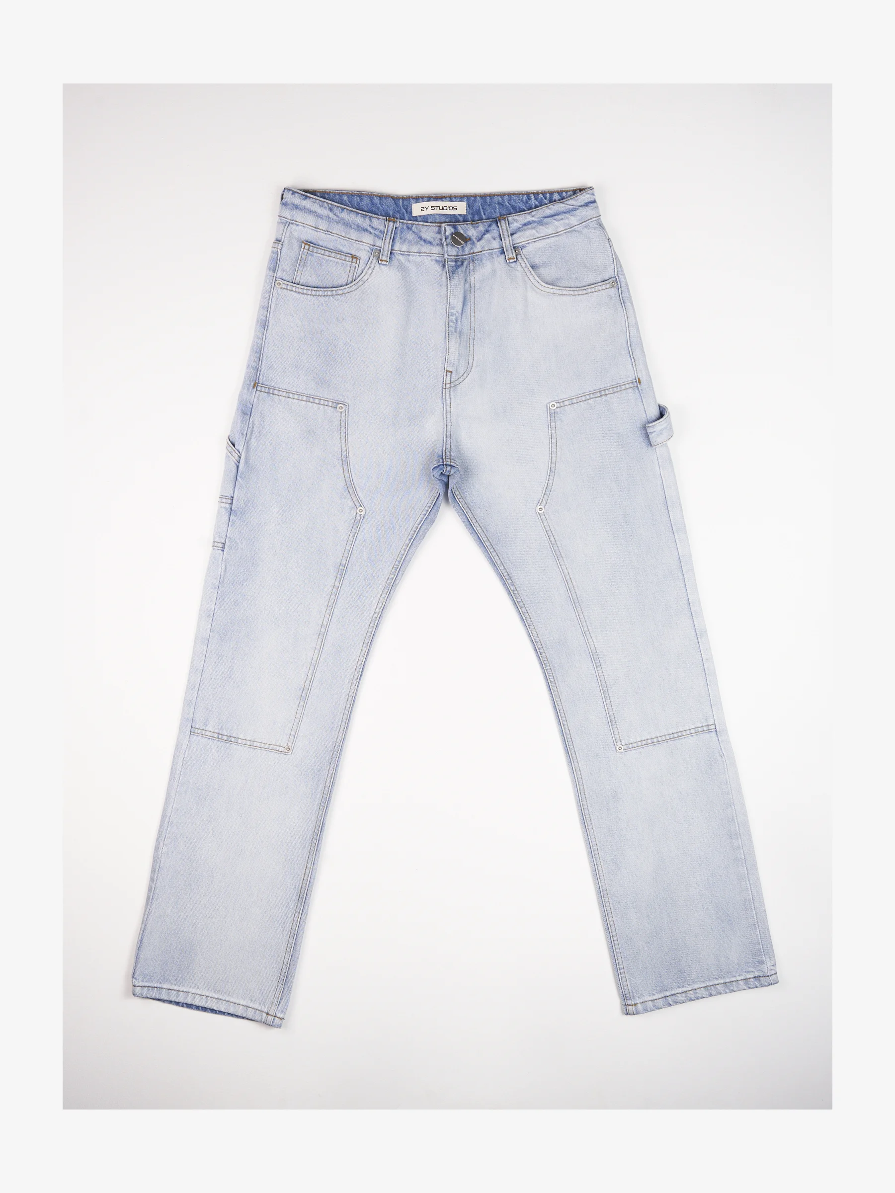 2Y Studios HALDOR CARPENTER STRAIGHT - Vaqueros pitillo