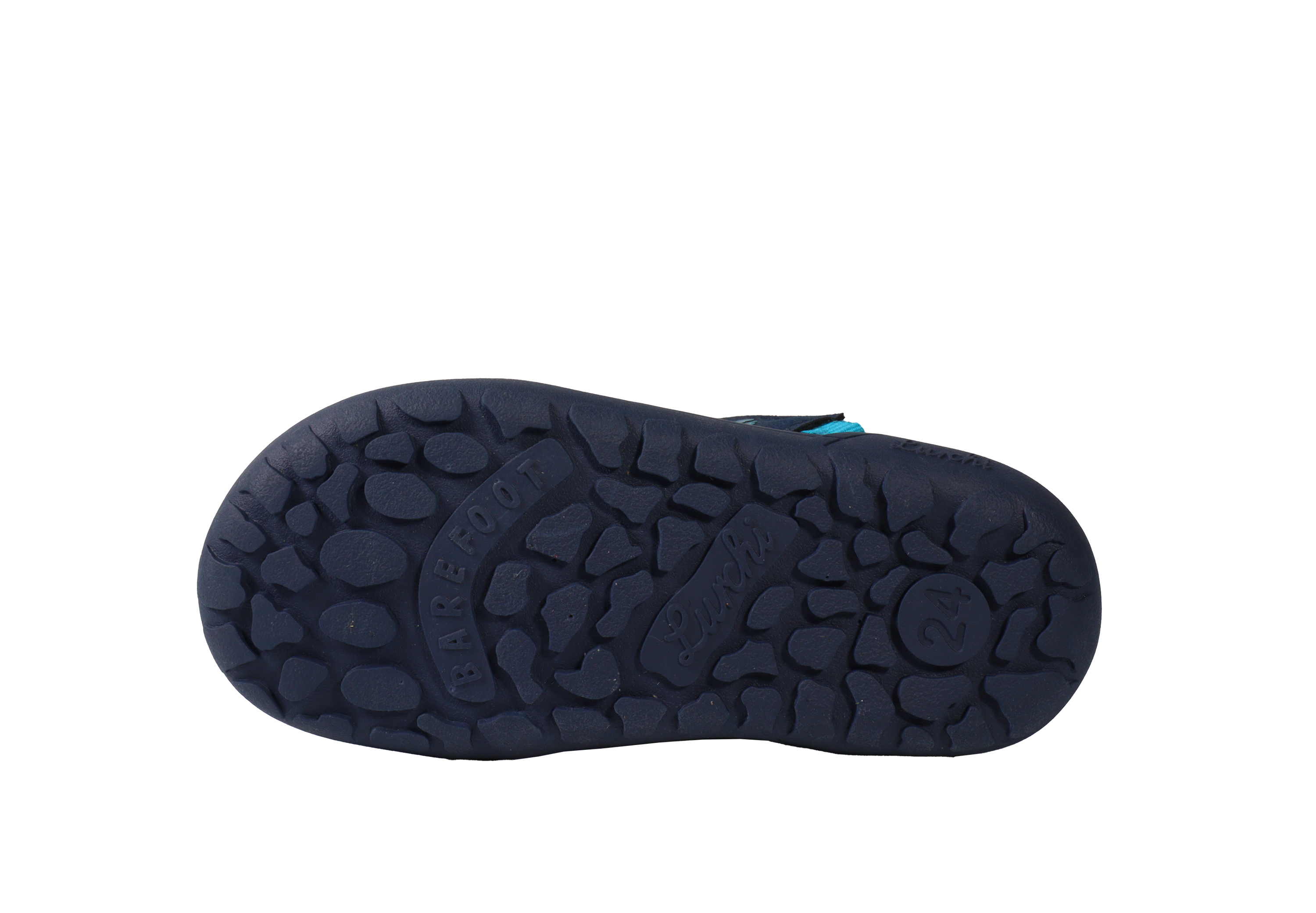 Lurchi Sneaker Jaden-TEX Barefoot - navy-turkis