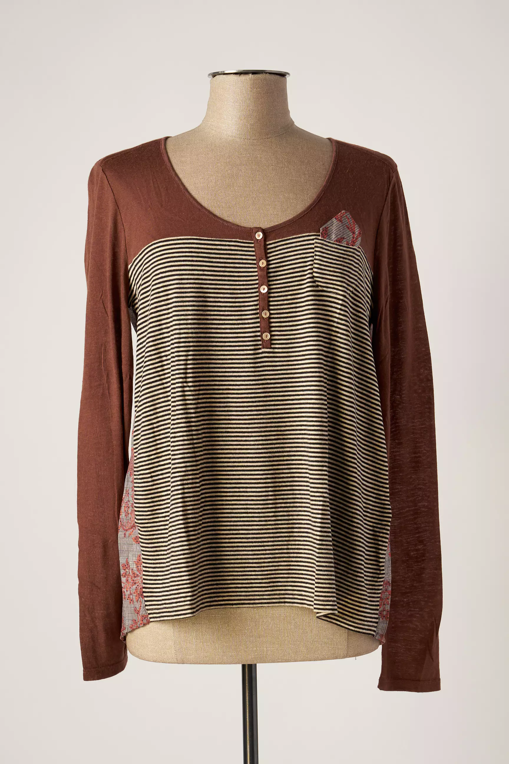 One Step Tshirts Femme couleur marron