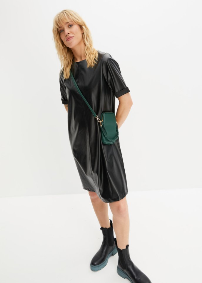 Kleid aus Lederimitat