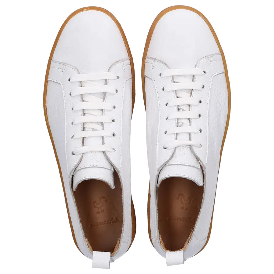 Elia Maurizi - Sneaker low 1016 Kalbsleder - weiß