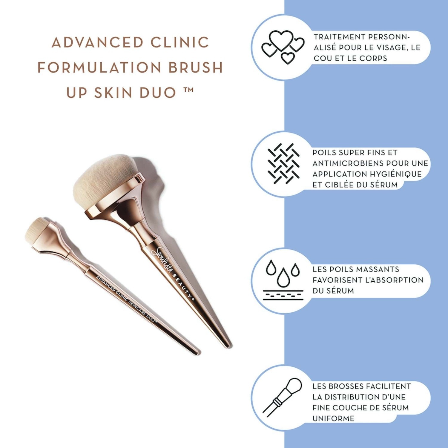Pędzle aplikacyjne Seoulista Beauty Kincare Duo™