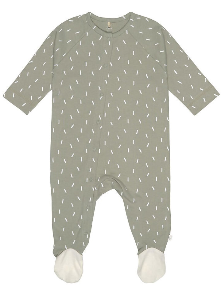 Lässig Schlafanzug mit Füßchen in Khaki günstig kaufen