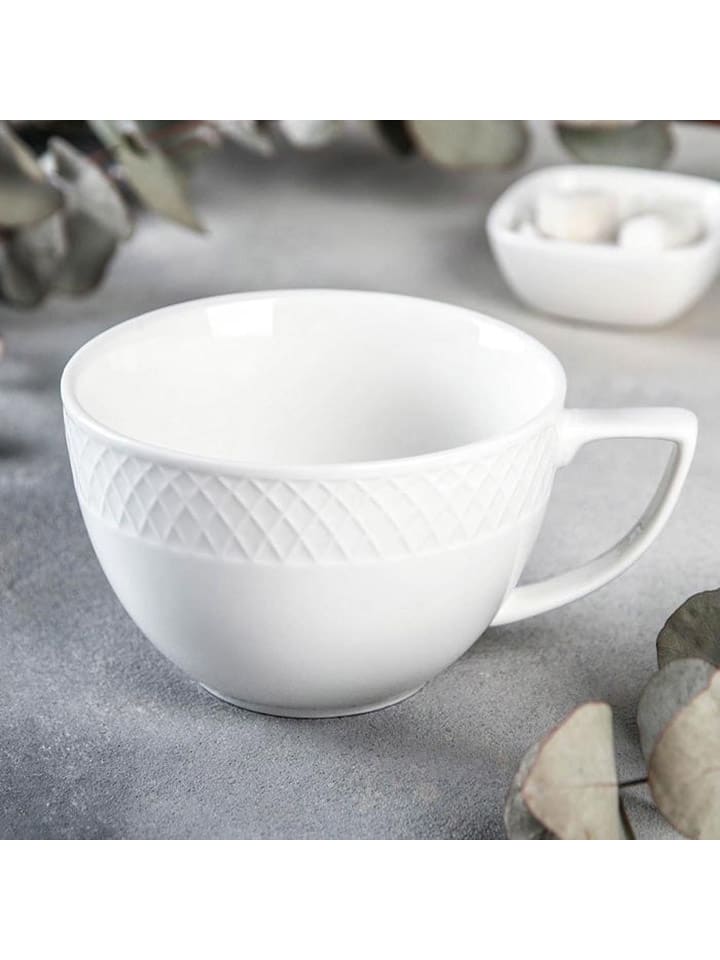 Wilmax 2er-Set: Kaffeetassen in Weiß - 500 ml günstig kaufen onesize