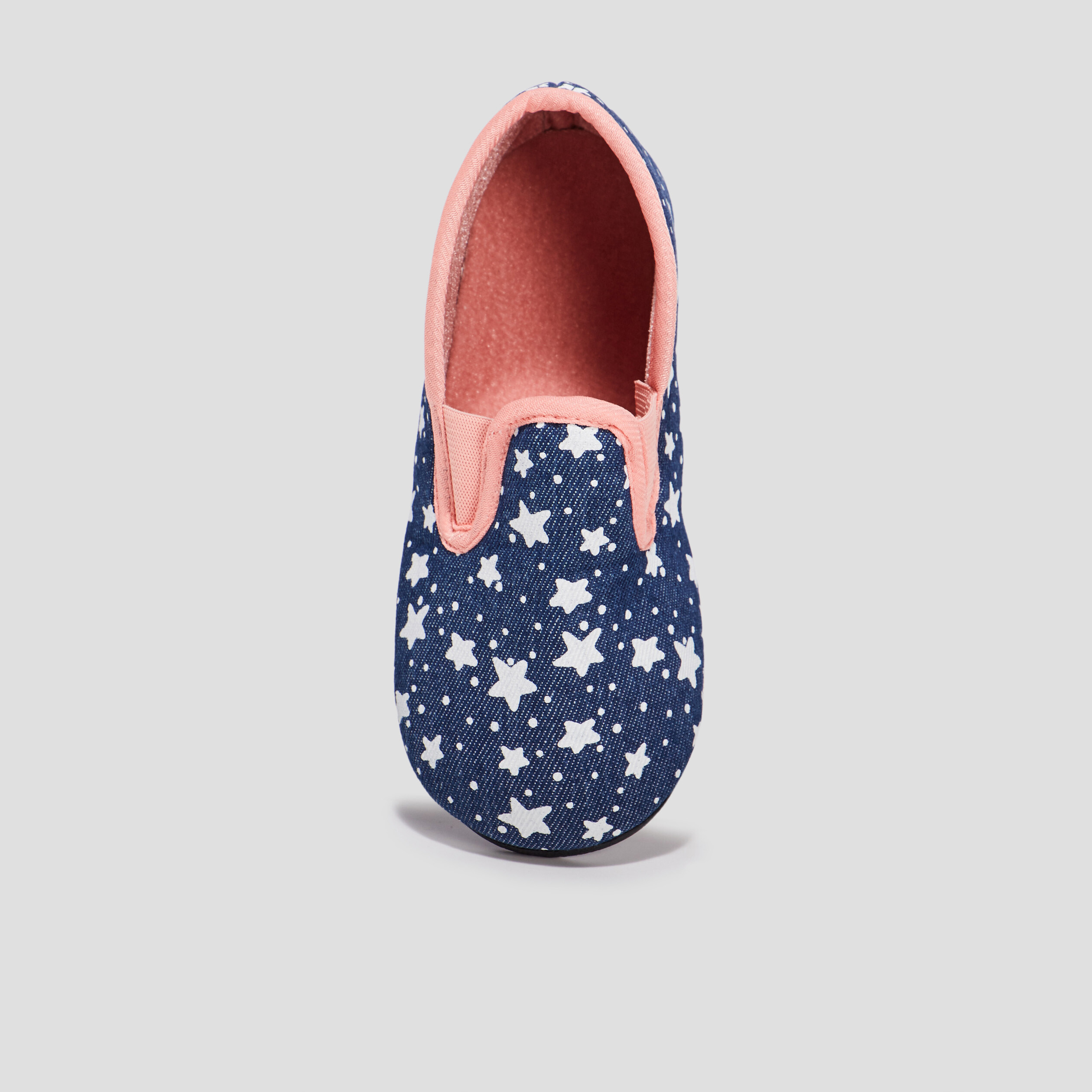 Chaussons sans gêne denim baby bleu fille | La Halle