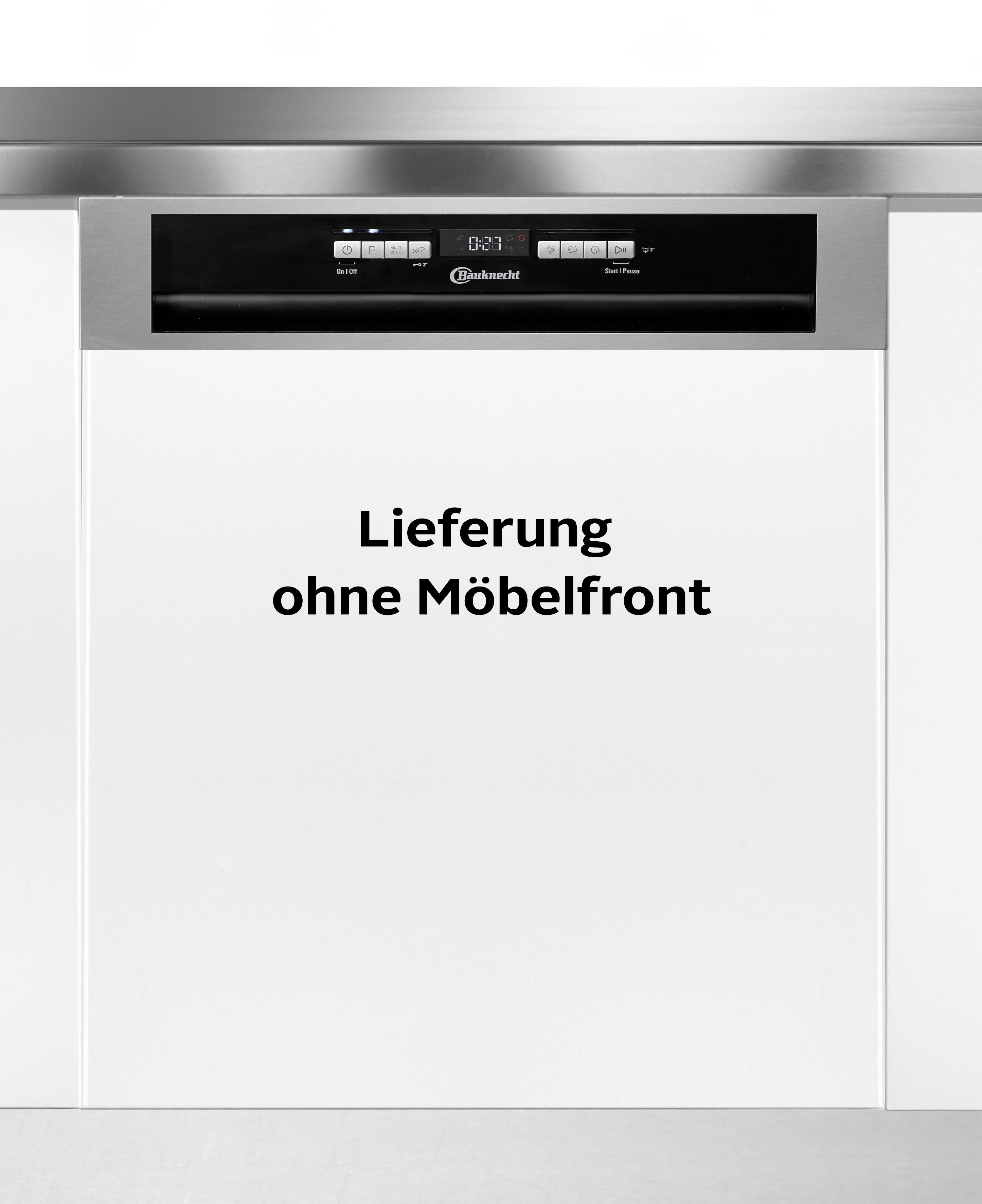 BAUKNECHT teilintegrierbarer Geschirrspüler, OBBO POWERCLEAN 6330, 14 Maßgedecke