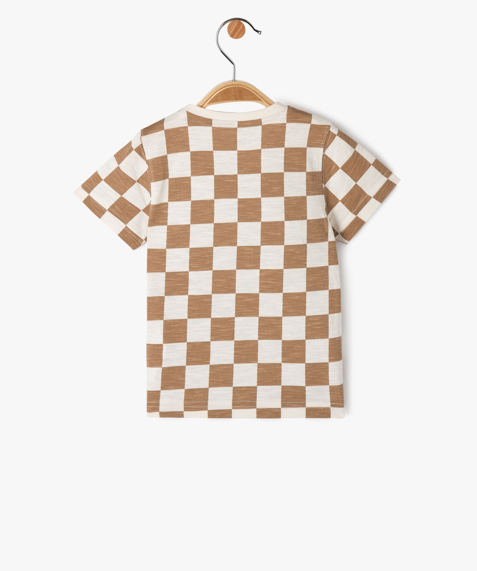 Tee-shirt manches courtes imprimé bébé Garçon beige | GEMO