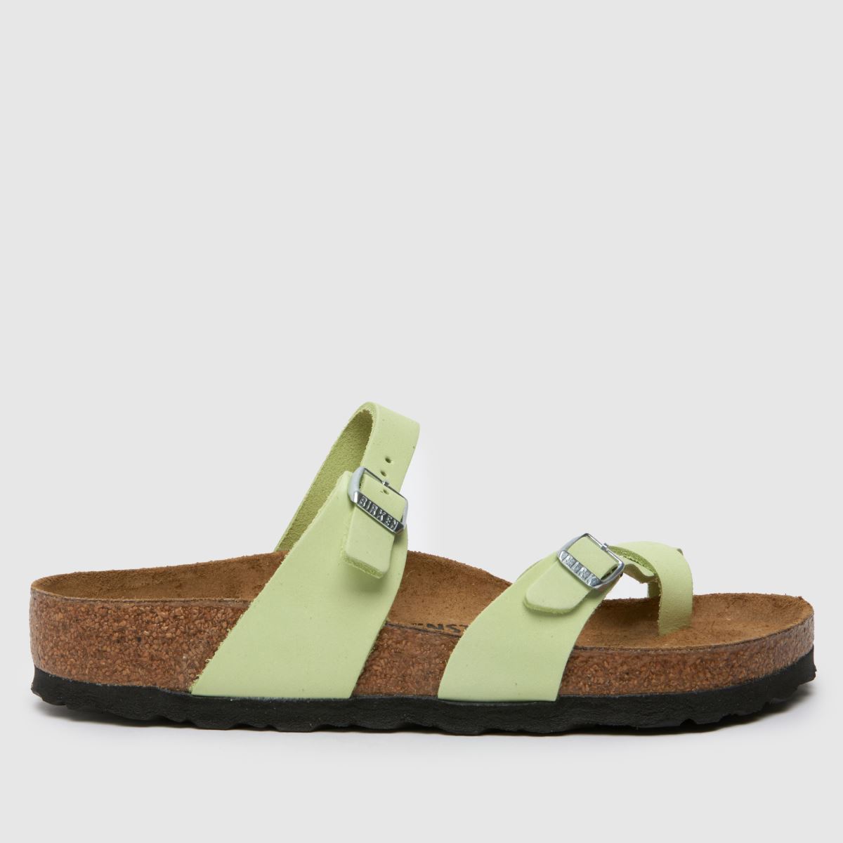 BIRKENSTOCK – Mayari – Blekt limefärgade sandaler