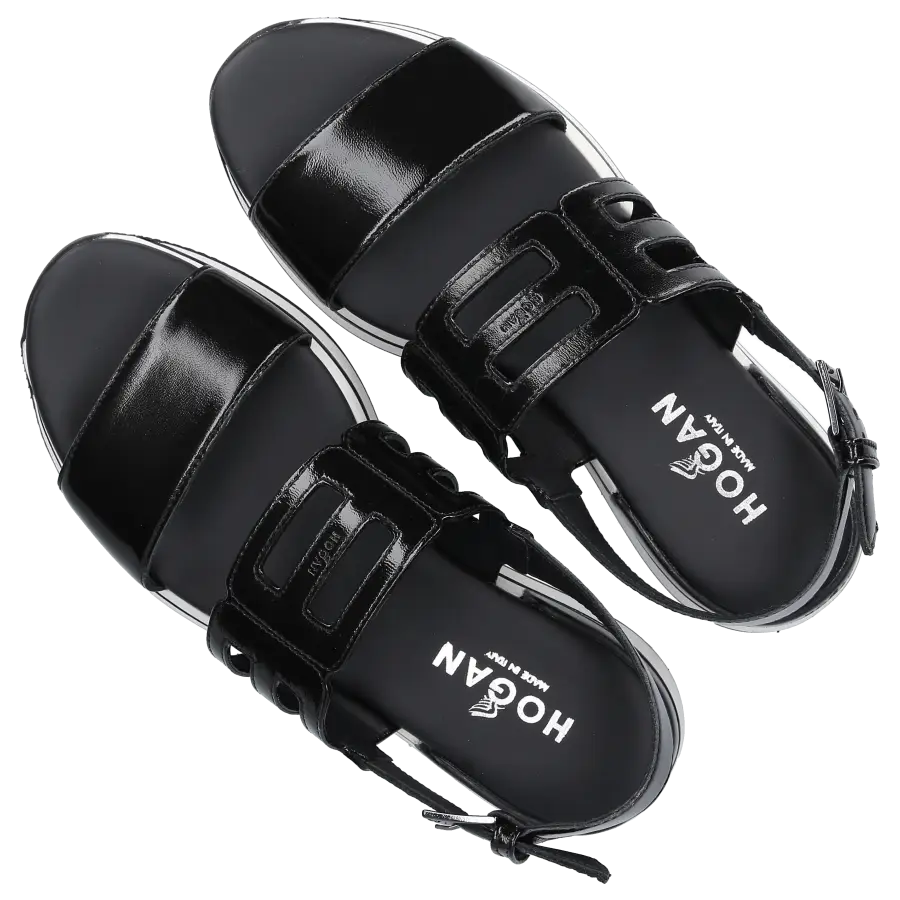 Hogan - Sandalen H257 Kalbsleder - schwarz