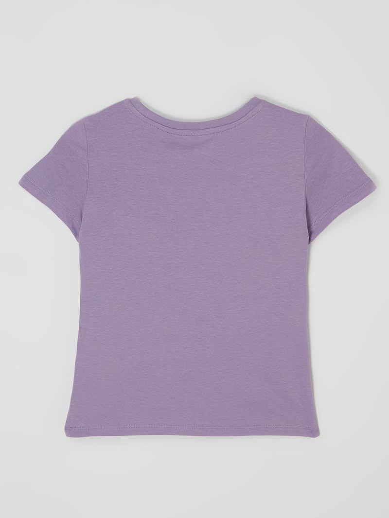 T-Shirt aus Baumwolle Modell 'Weekday' in flieder