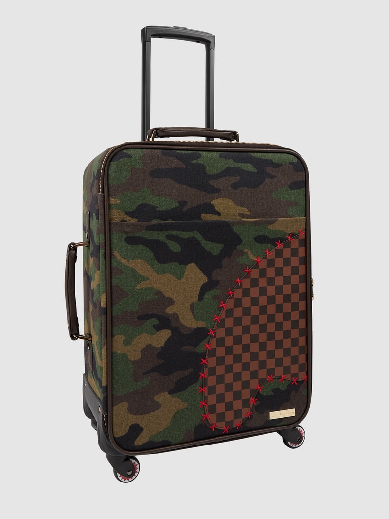Trolley aus Canvas in khaki