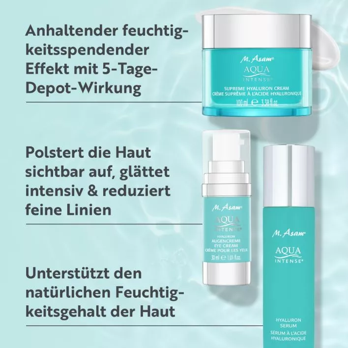 AQUA INTENSE Pflegeroutine für glatte Haut 3-teilig