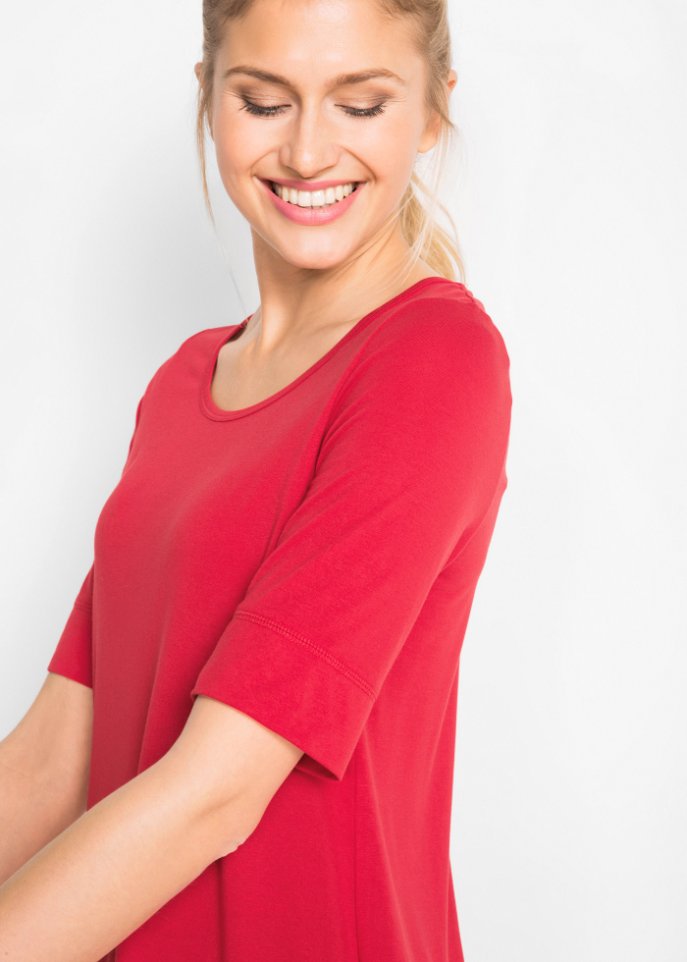 Long-Shirt, Halbarm