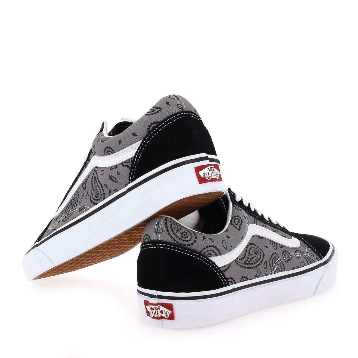 Vans  OLD SKOOL PAISLEY - Noir gris