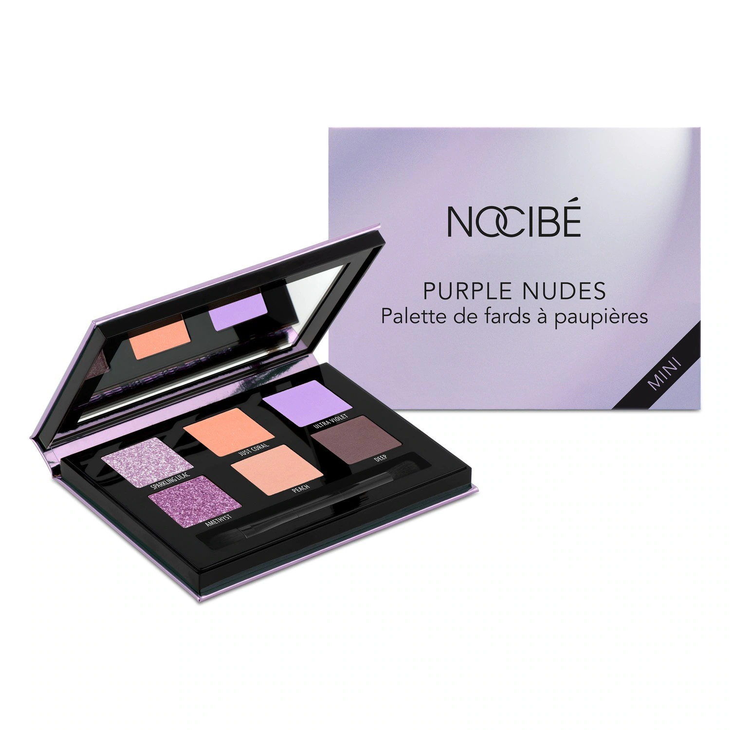 Nocibé Caramel Nudes - Mini paleta od 6 sjenila za oči