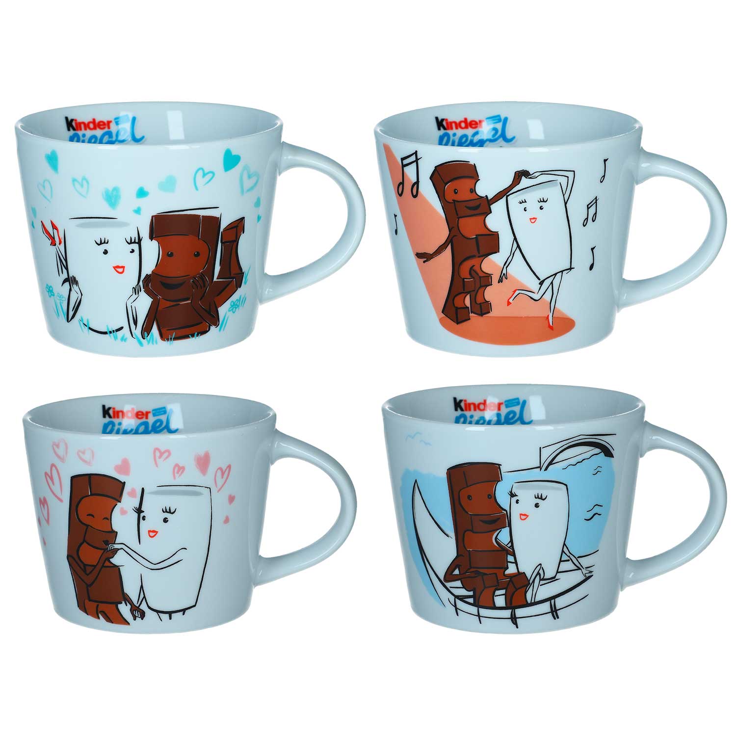 kinder Riegel 10er + Sammel-Tasse 'Art Edition'