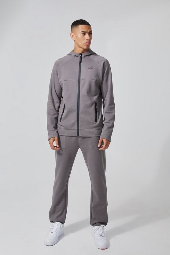 Man Active Tech Jogginghose mit Reißverschluss