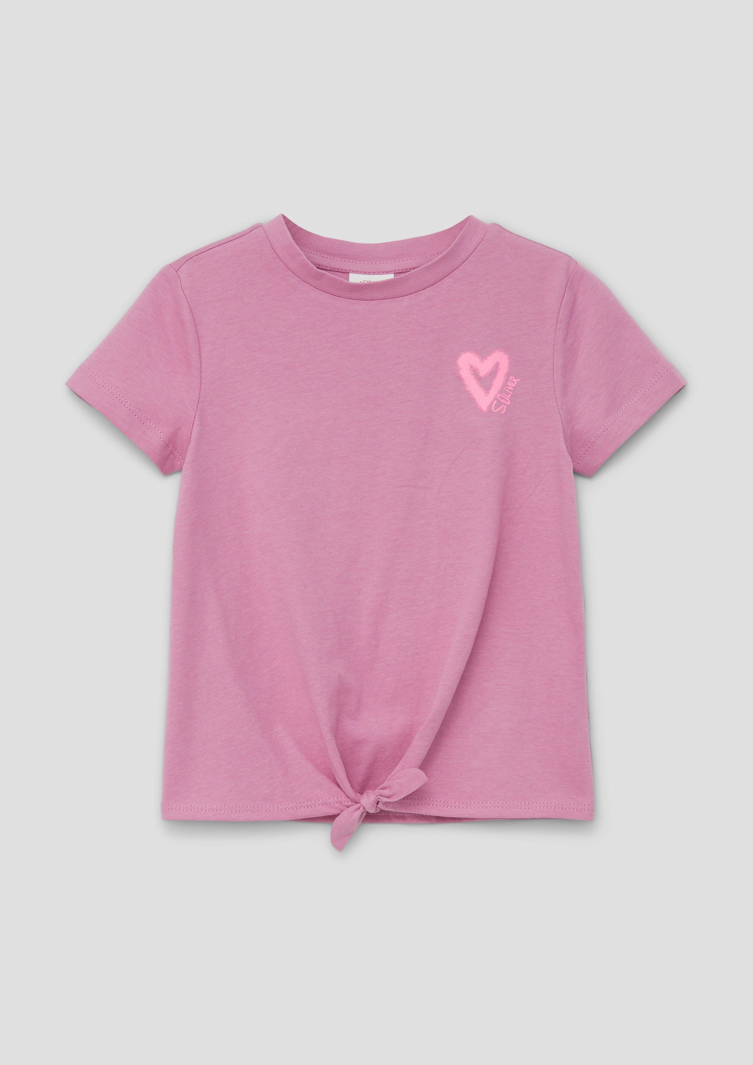 T-Shirt mit Knotendetail  2140016-4410