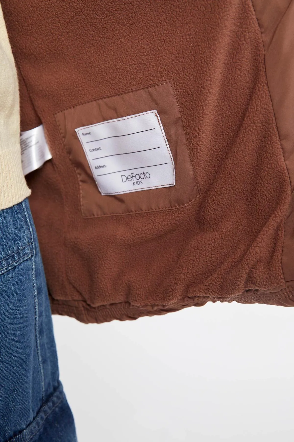 DeFacto  Wasserabweisender, mit Fleece gefütterter Mantel für Mädchen