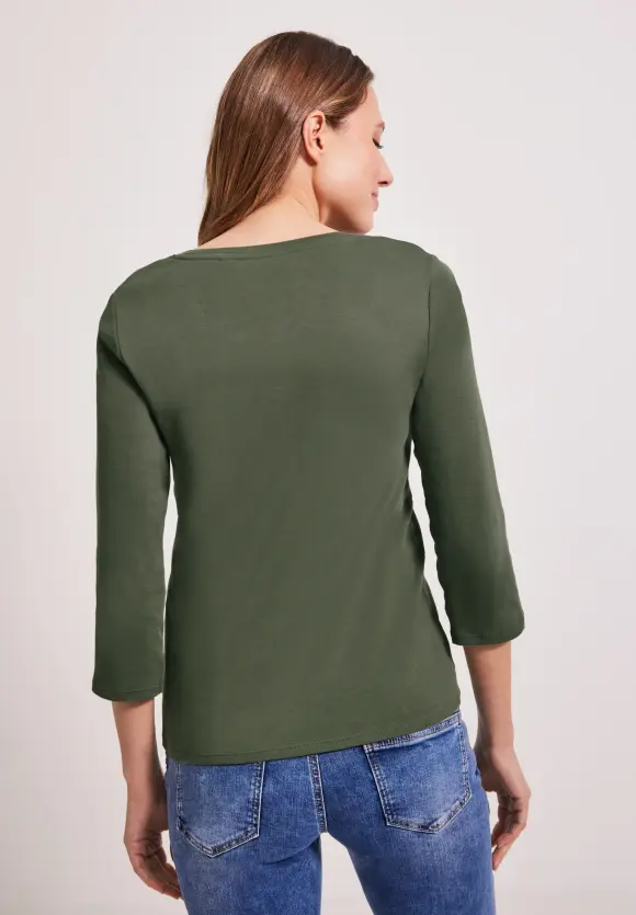 CECIL Basic Shirt mit Rundhals