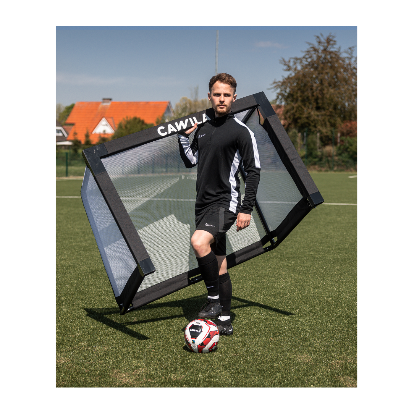 Cawila CORE Aluminium Minitor | Schwarz | 120 x 80cm