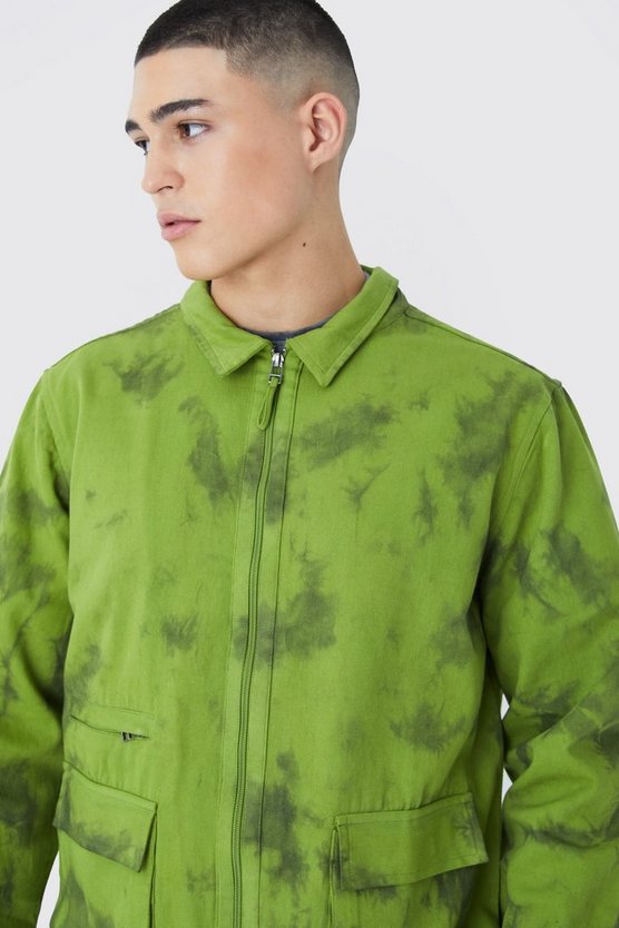 Batik Twil Harrington-Jacke