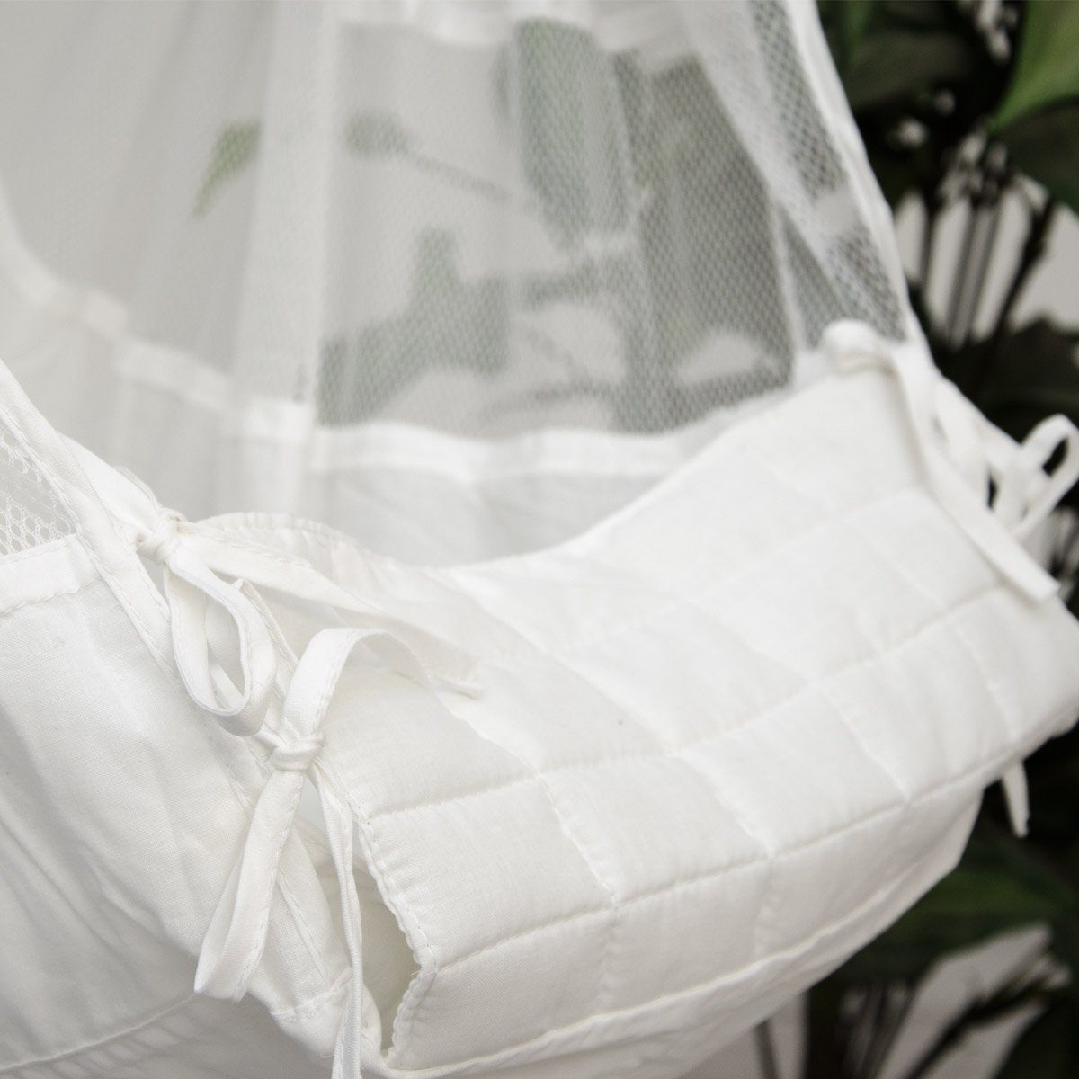 AMANKA Babywippe Baby Federwiege mit 100cm Kette Schwerlast Decke, Hängematte mit Feder+Matratze