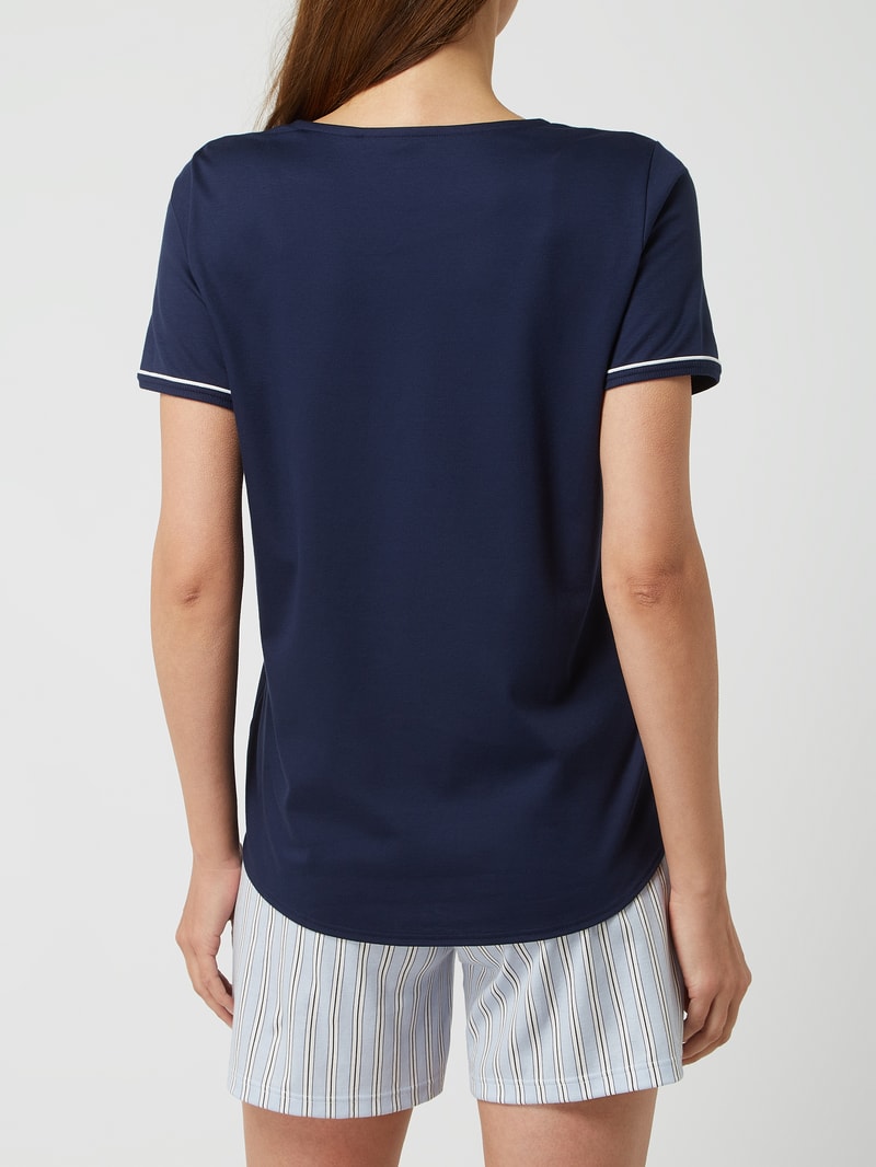 Pyjama aus Baumwolle Modell 'Sweet Dreams' in blau