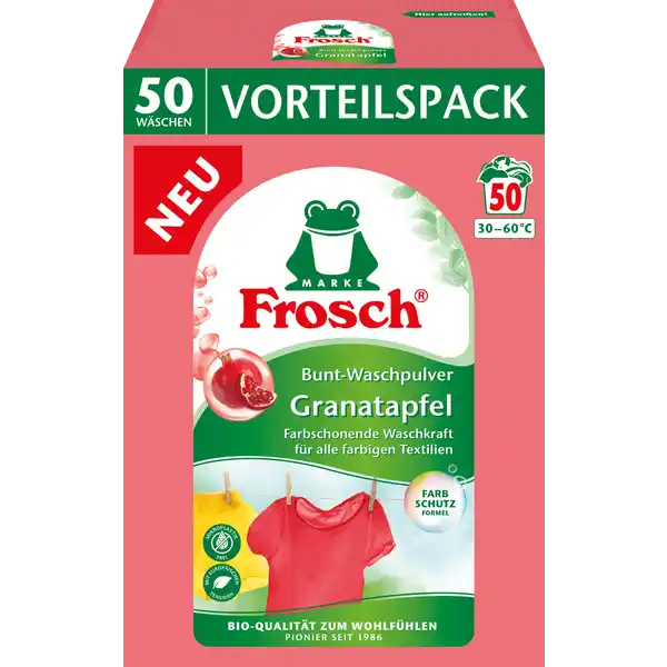 Granatapfel Bunt-Waschpulver 50 WL