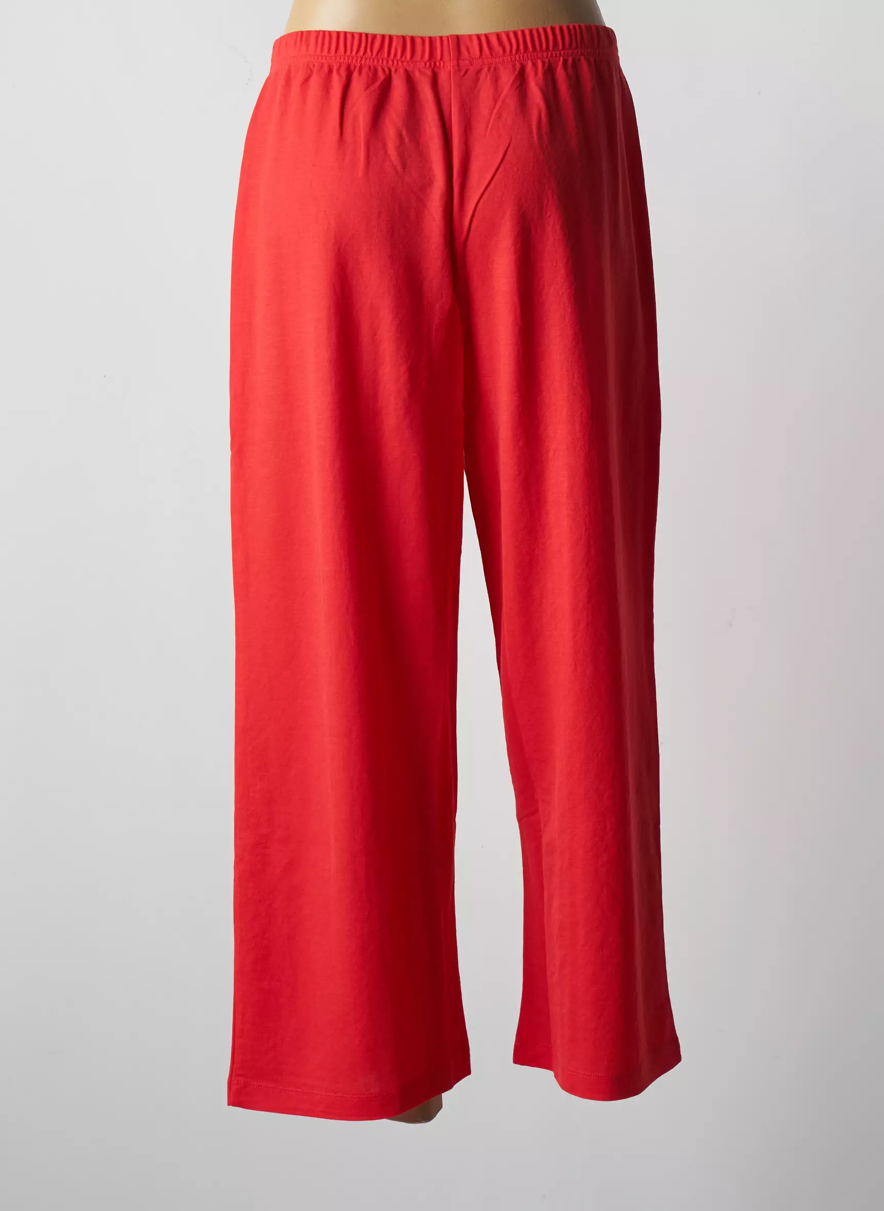 G Oze Pantalons Larges Femme couleur rouge
