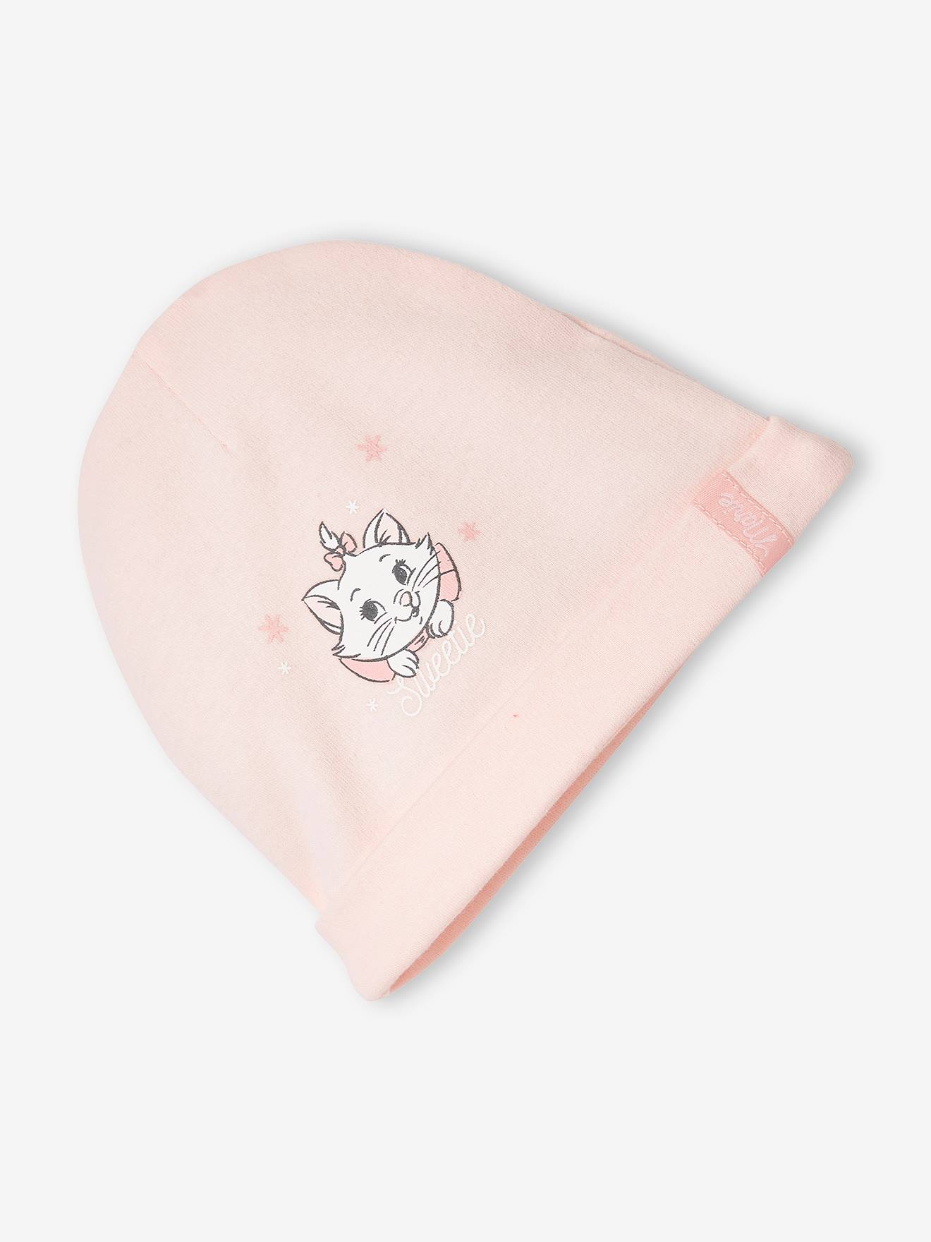 Ensemble bébé fille dors-bien + body + bonnet DS® Marie les Aristochats rose