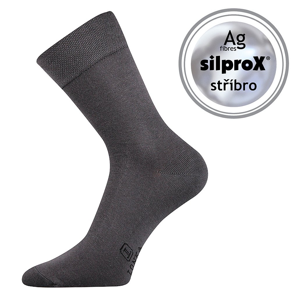 Voxx Dasilver dunkelgraue Socken, 3 Paare