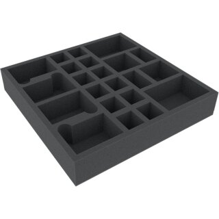 Feldherr 285 mm x 285 mm x 50 mm Schaumstoffeinlage für Brettspiele