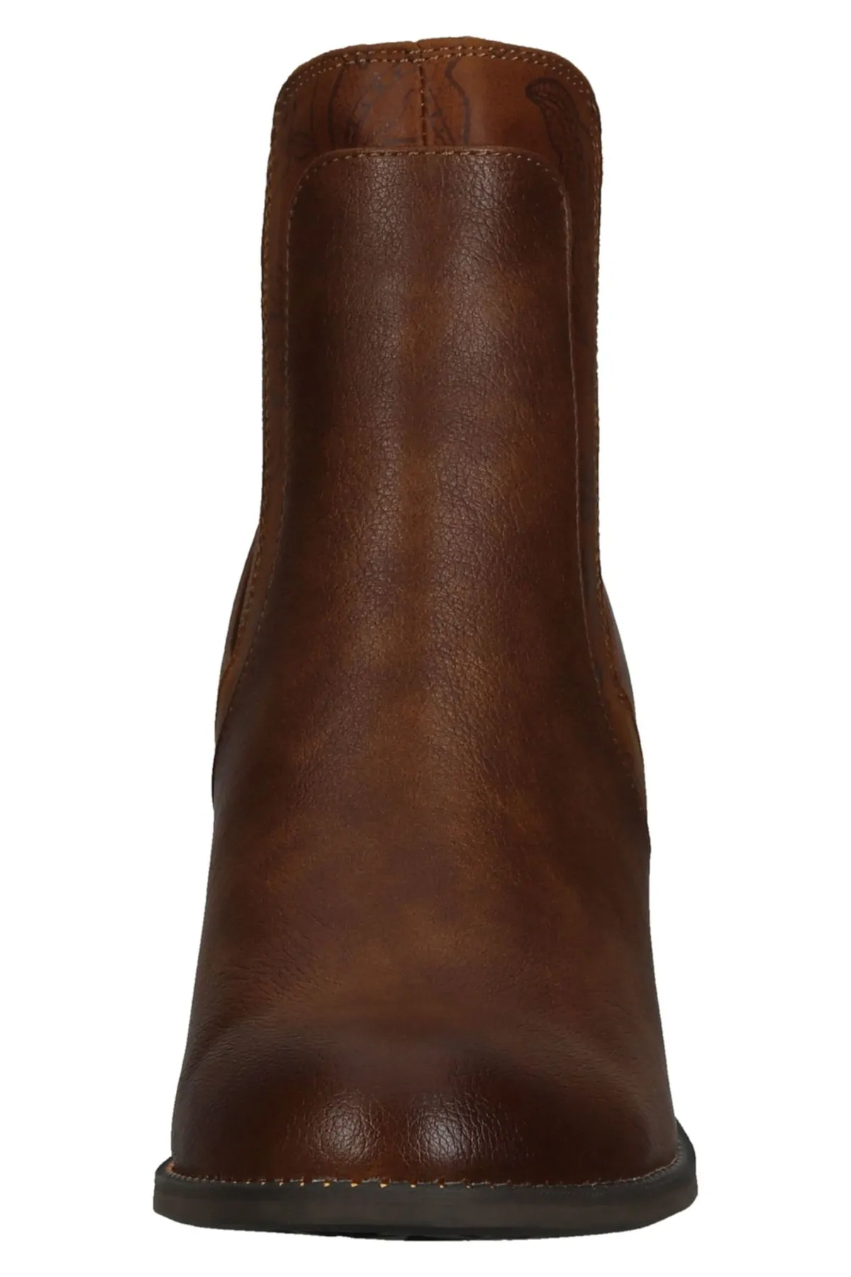 Mustang  Stiefelette - Braun - Blockabsatz