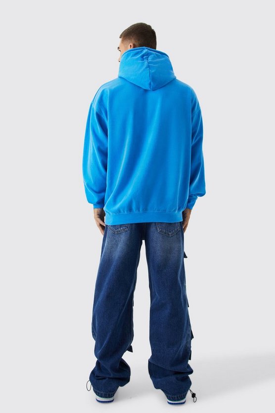 Bestickter Oversize Hoodie