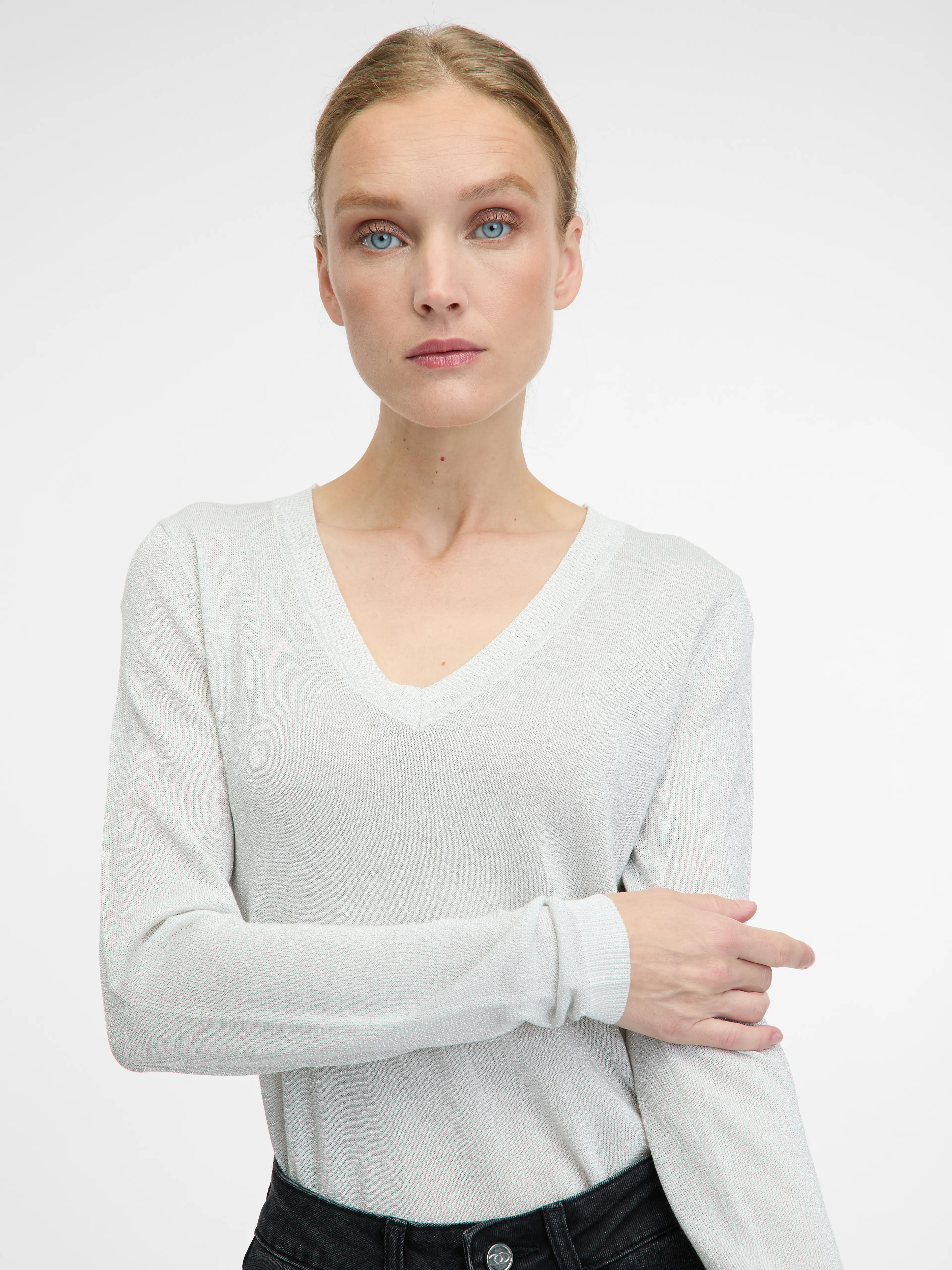 Cremefarbener Damenpullover ORSAY