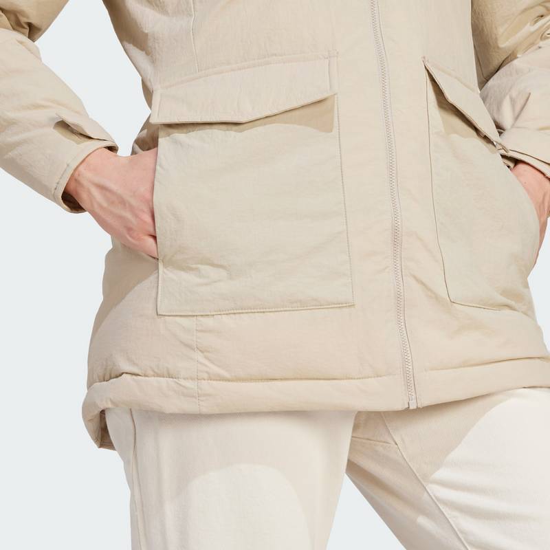 adidas Hooded Fur Parka Softshelljacke Damen