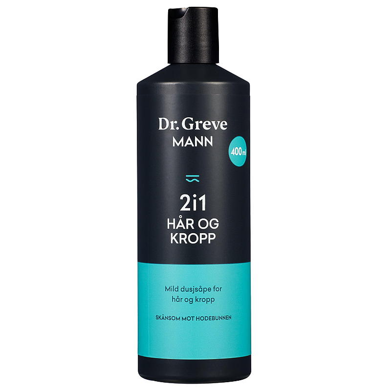 Dr Greve Hår & kropp mann 400 ml, Dr Greve
