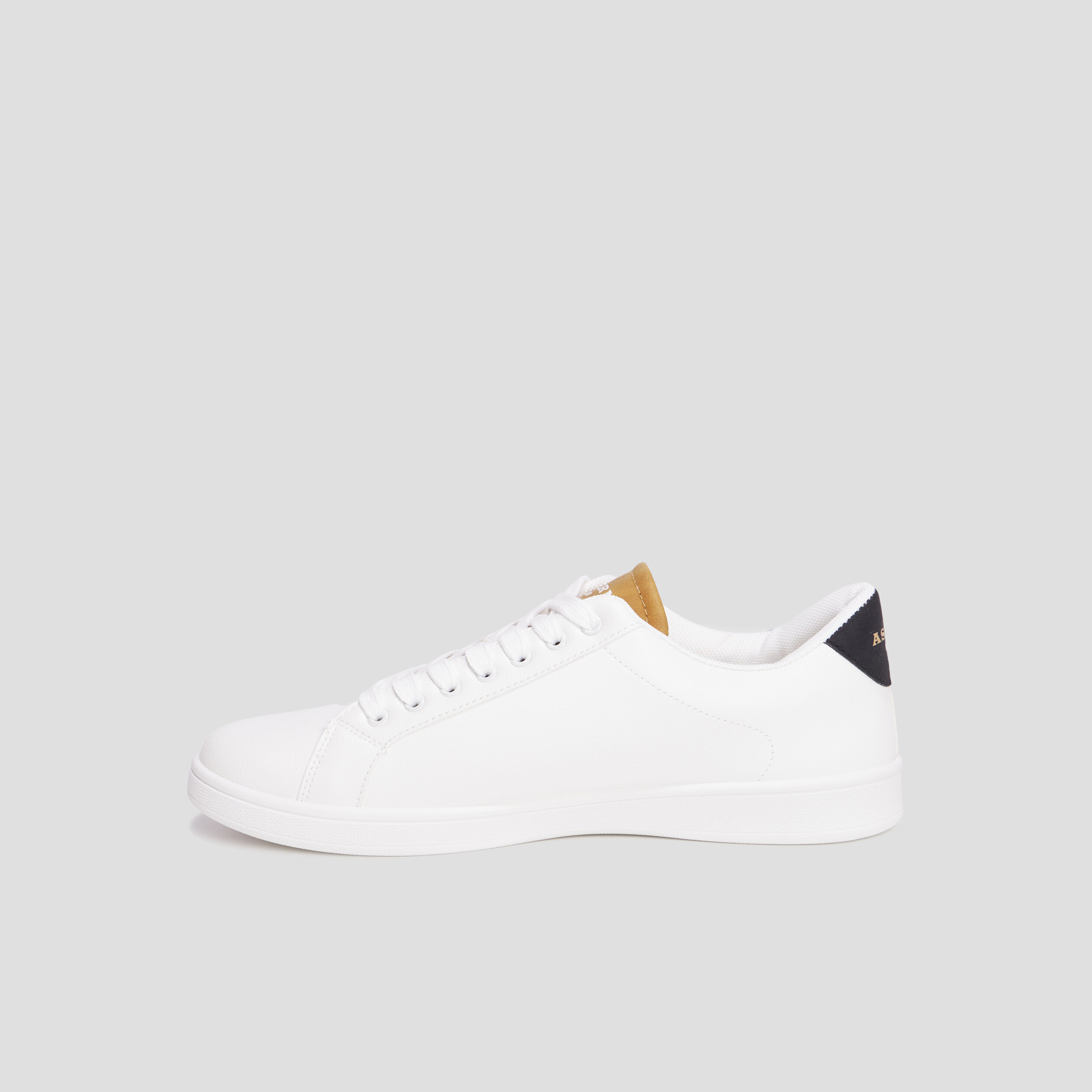 Tennis basses à lacets Aspern Polo blanc homme | La Halle