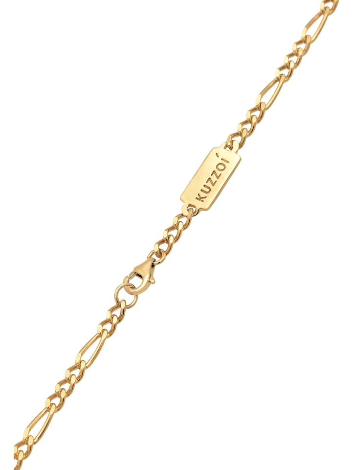 KUZZOI Halskette 925 Sterling Silber Kreuz in Gold günstig kaufen 60 cm