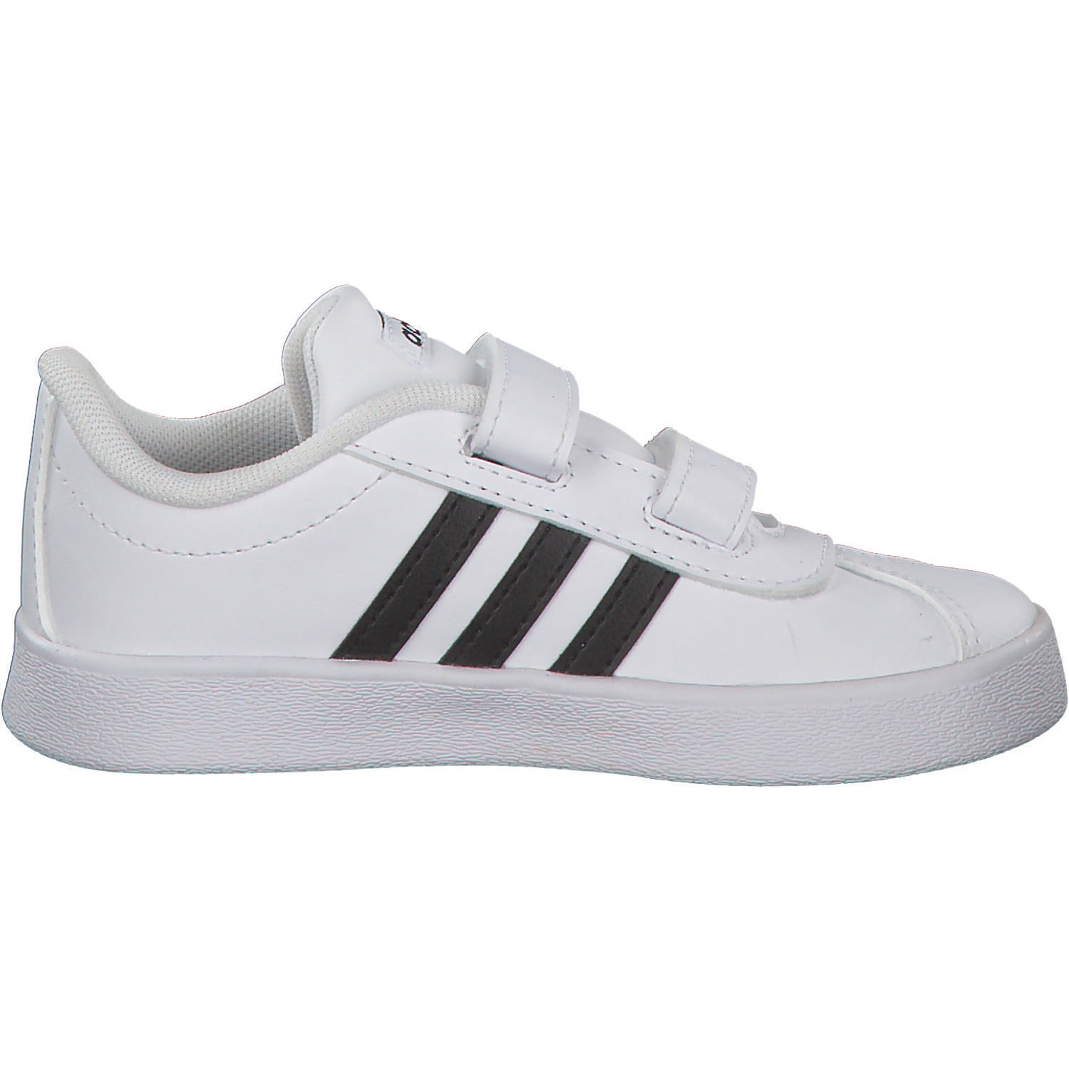 Adidas Core VL Court 2.0 Babies, Sneakers Low, Kinder, Weiß (ftwr white mit blau combi)