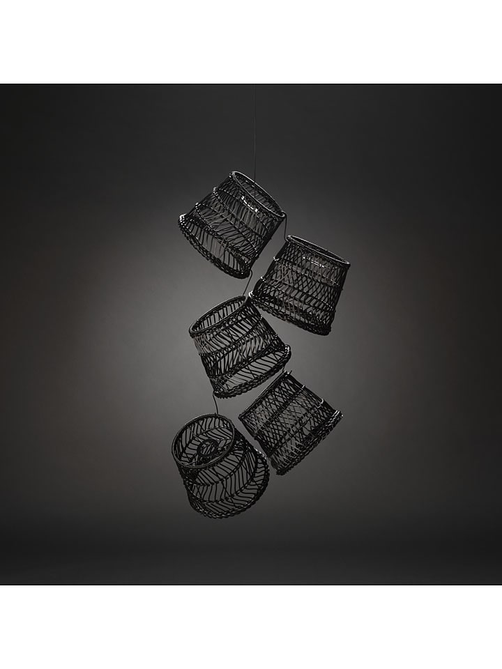 Konstsmide 5er-Set: Lampenschirme für Lichterketten in Schwarz - (H)20 x Ø 15 cm günstig kaufen onesize
