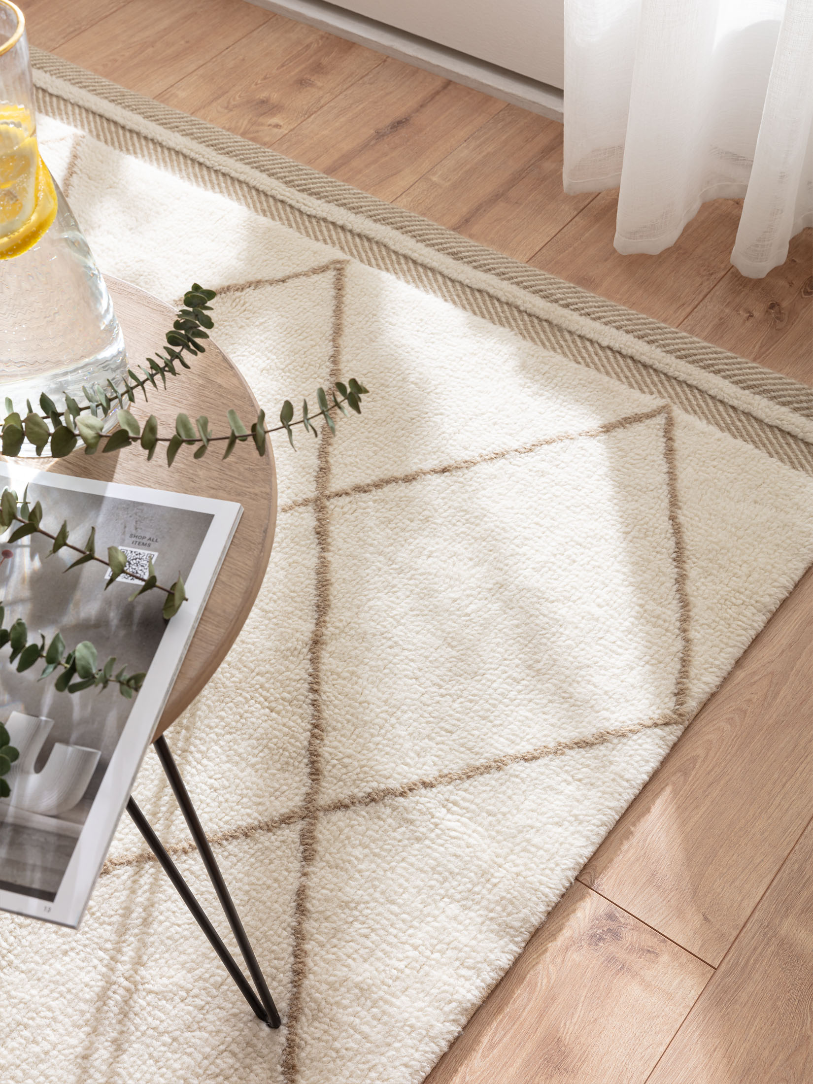 Gartland Woll-Teppich, Scandic White
