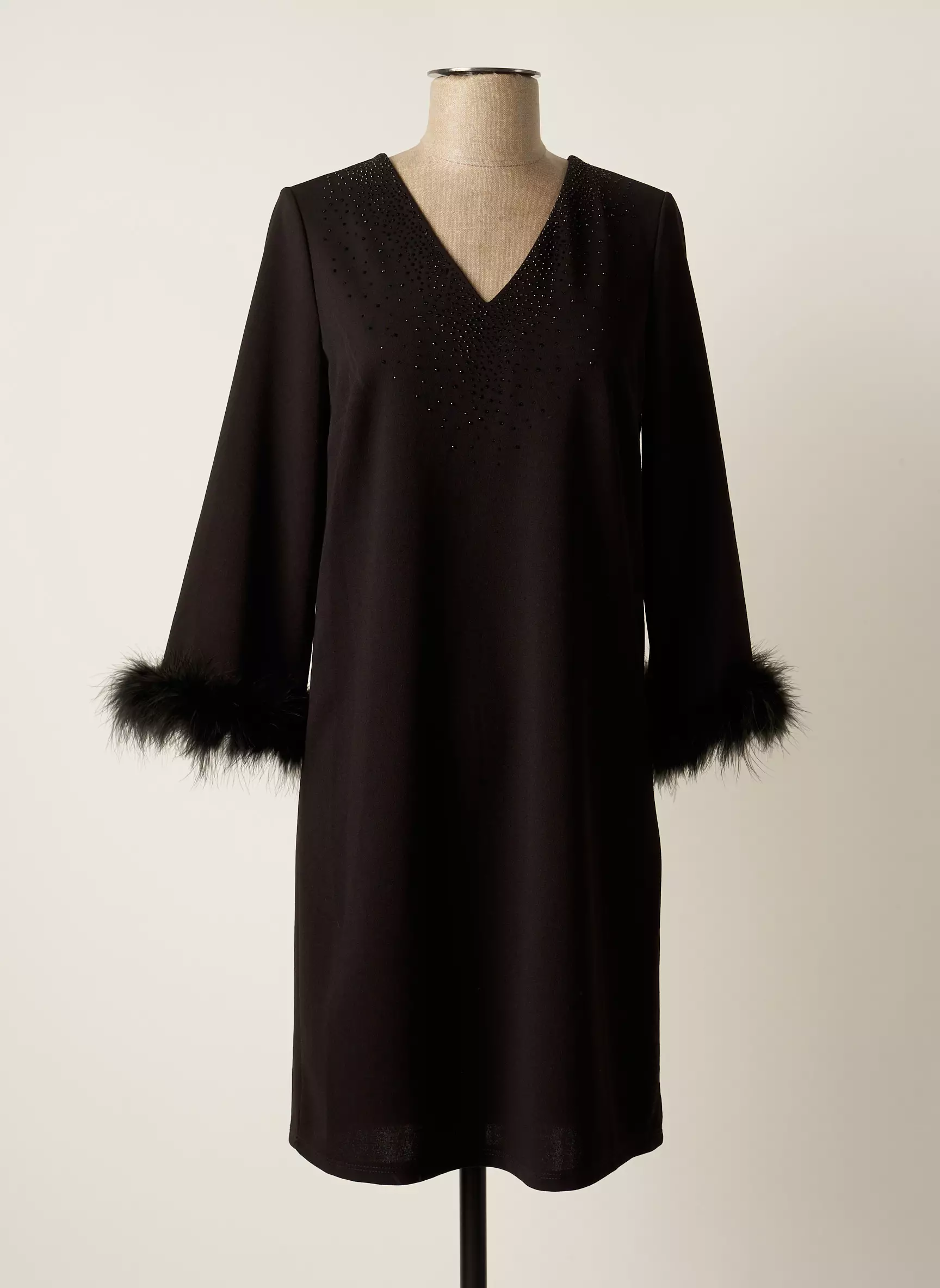 Amelie Amelie Robes Mi Longues Femme couleur noir