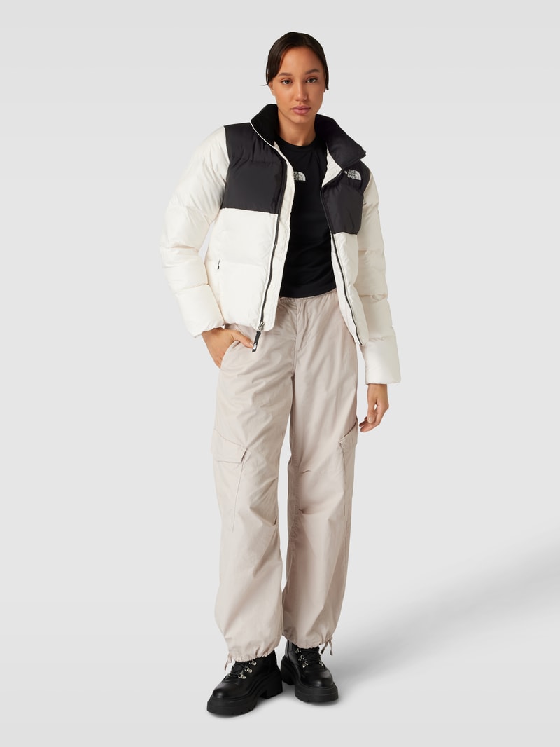 Steppjacke in Two-Tone-Machart Modell 'Saikuru' in weiß