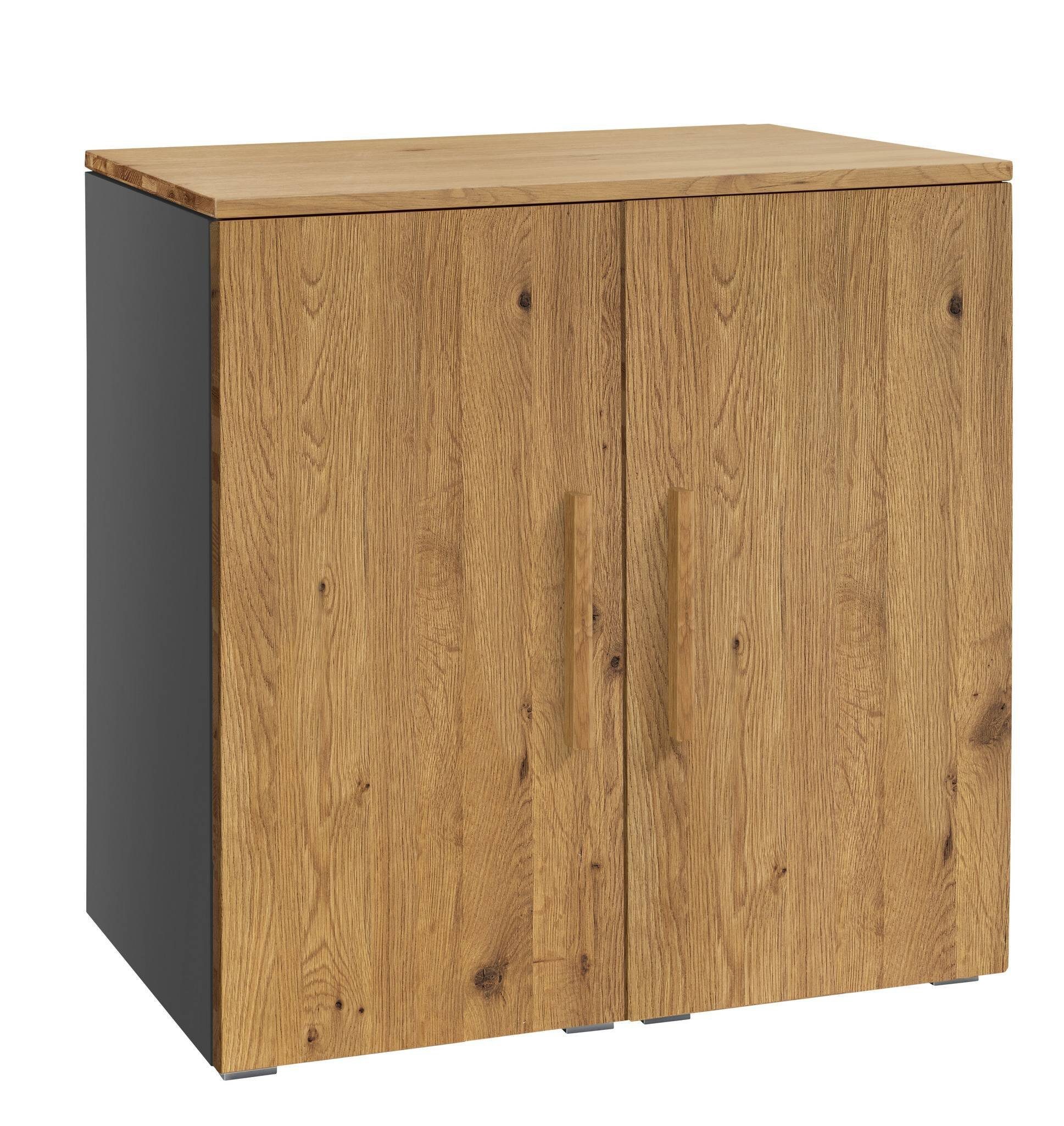 HASENA Highboard Hasena Accessoires Portina Kommode Massivholz 90x50x86 (1)