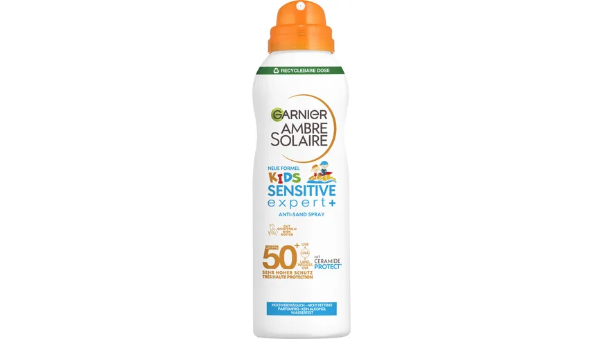 Garnier AmbreSolaire Sensitiv Kids Sonnernschutz-Spray SPF50+ 150 ml