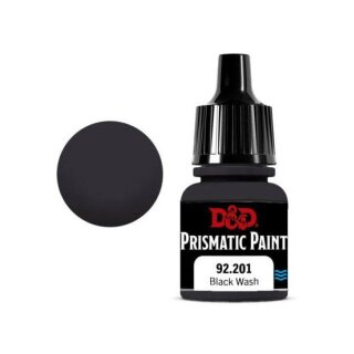 D&D Prismatic Paint: Black Wash 92.201 (8 ml)