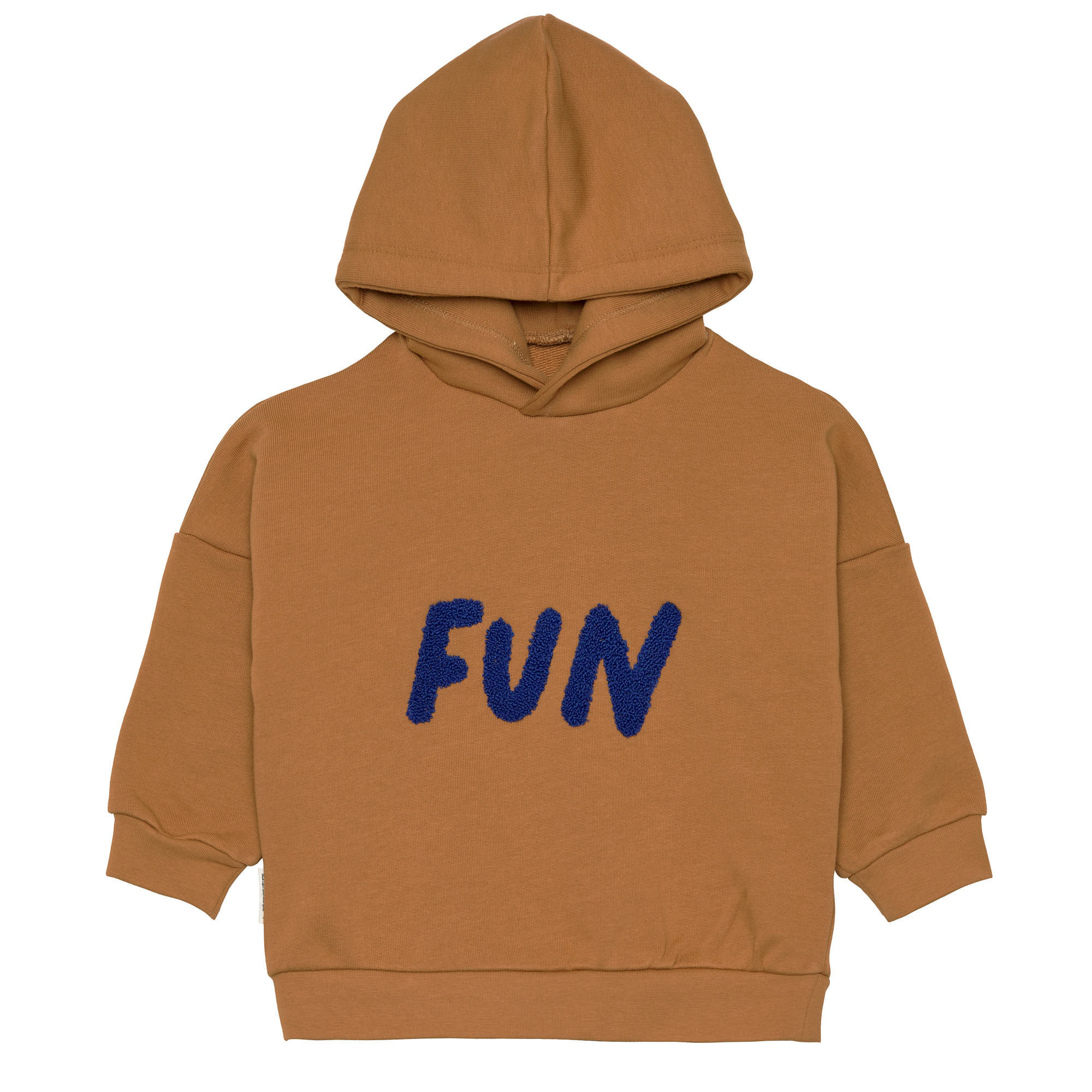 Hoodie Kinder - Bio Baumwolle, Little Gang, Fun Karamell